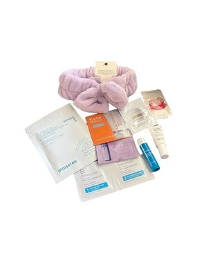 Self Care Beauty Bundle NWT La Mer Tatcha Sunday Riley + Spa Headband